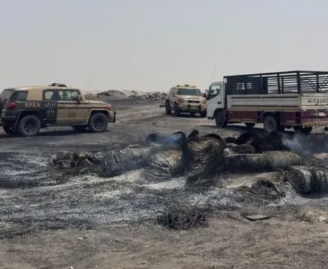 القبض على يمني أحرق مخلفات صناعية في الشرقية