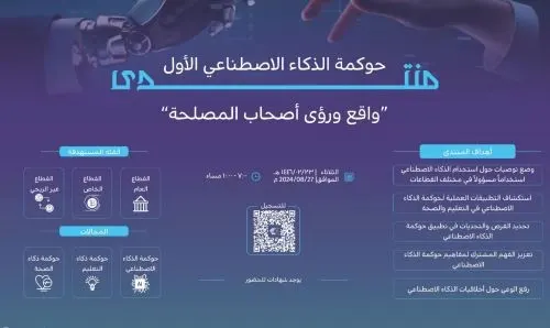 الثلاثاء.. منتدى حوكمة الذكاء الاصطناعي افتراضياً
