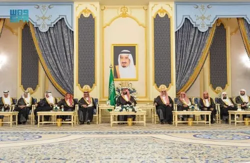 ولي العهد يستقبل الأمراء والعلماء والمواطنين في قصر السلام بجدة