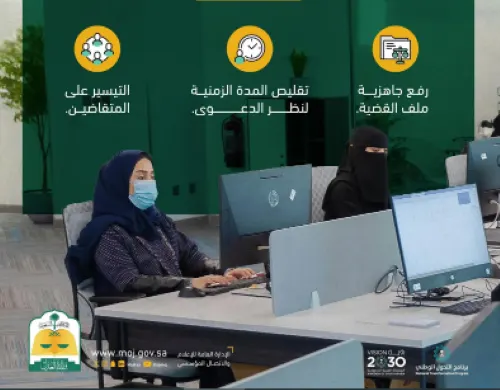 “العدل”: مركز تدقيق الدعاوى ينجز 7 ملايين خدمة