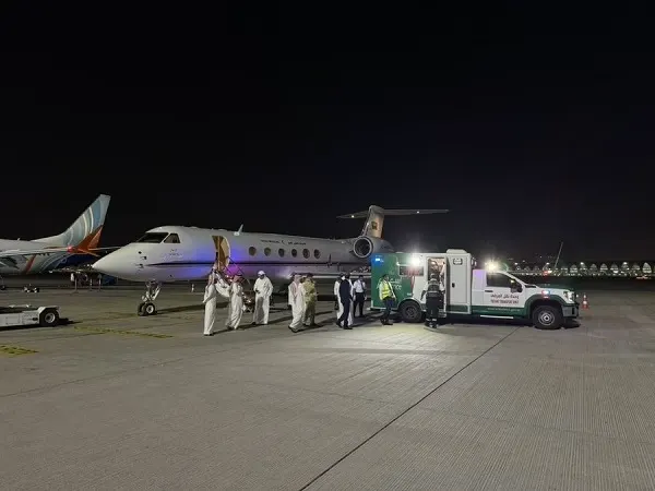 إخلاء طبي عاجل للاعب فهد المولد من دبي إلى الرياض