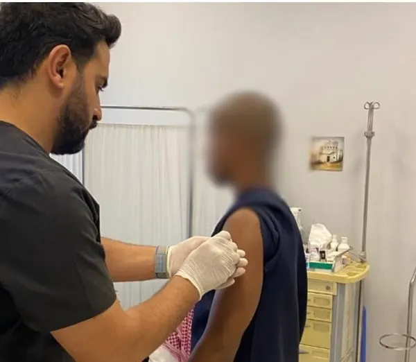 تطعيم الإنفلونزا الموسمية في ملاحظة الدمام
