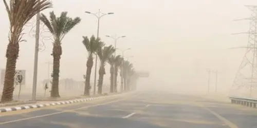 طقس الاثنين: رياح نشطة وغبار في القطيف وما حولها