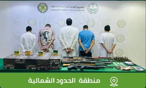 بين عمليات أمنية.. سقوط 5 مسلحين يروجون الحشيش والإمفيتامين