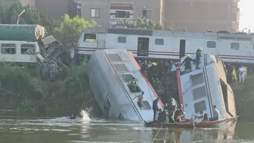 الثاني في شهر.. حادث قطارين يخلّف وفاةً و20 مصاباً في مصر