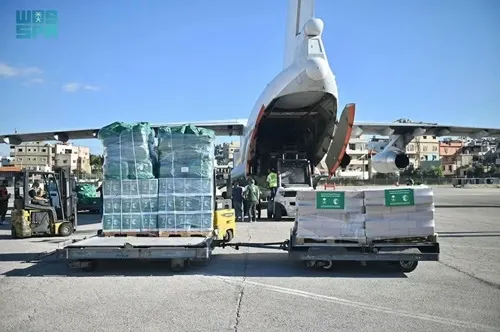 طائرة الإغاثة السعودية الـ 24 تصل إلى لبنان