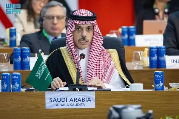 التحول في مجال الطاقة يتصدر كلمة وزير الخارجية في قمة العشرين