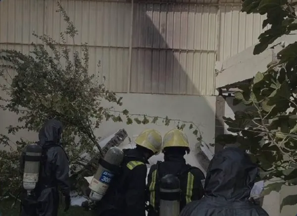 إصابة في حادث وميض لحظي بأبها