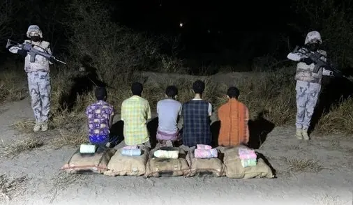 4 ضربات أمنية تسقط 9 مهربين و مروجين في جازان و عسير
