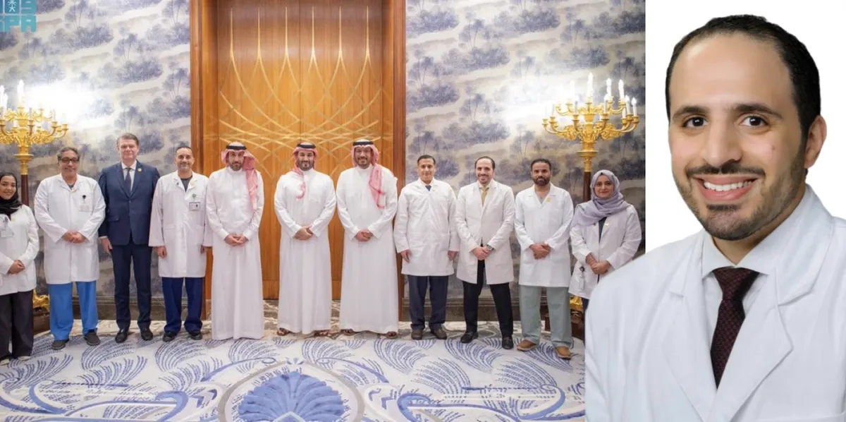 الدكتور أحمد المصطفى: شعوري بلقاء ولي العهد فخر كبير واعتزاز لا يوصف