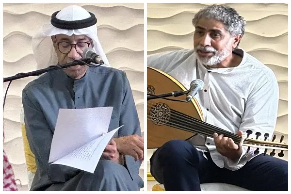 أوتار فاضل معتز “تقرأ” قصائد حسين آل دهيم في سيهات