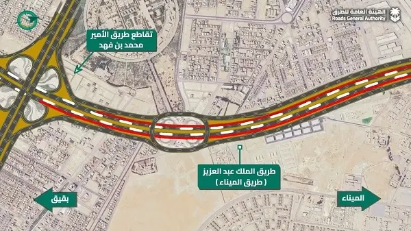 اليوم.. إغلاق طريق الميناء جزئياً لصيانة مسار الشاحنات
