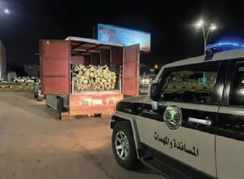 ضبط تاجر حطب في القصيم