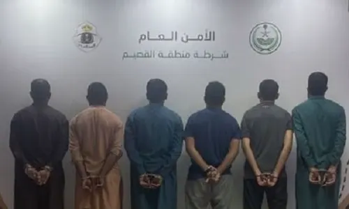 سقوط 6 حرامية كيابل في القصيم