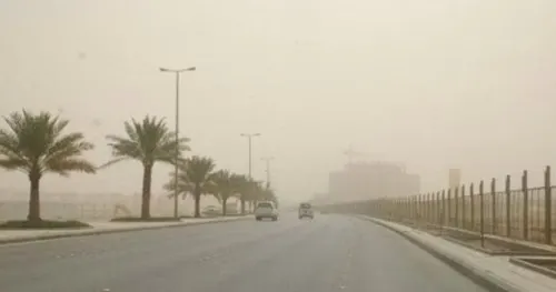 رياح مثيرة للغبار على أجزاء من الشرقية و 5 مناطق