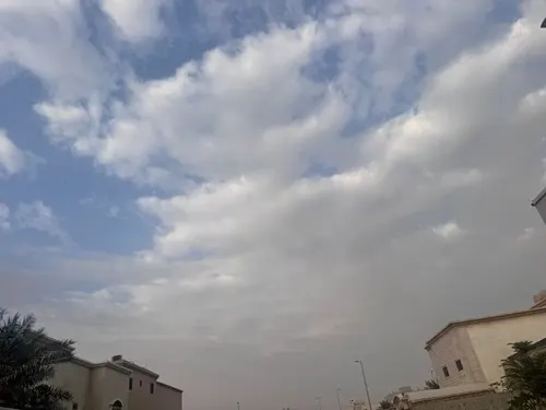 الطقس دافئ.. غائم جزئياً