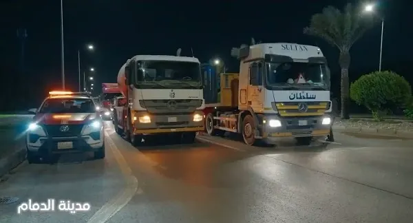 شاحنات أجنبية مخالفة في الدمام و 5 مناطق