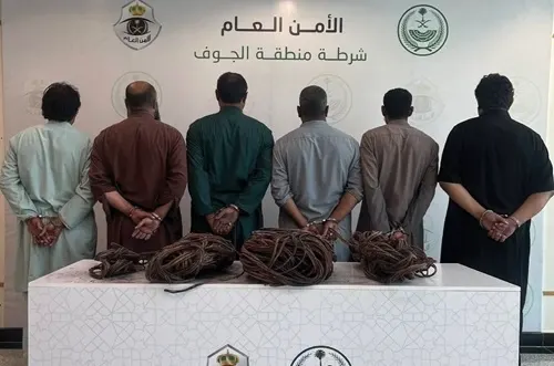 سكاكا.. الإطاحة بحرامية نحاس وسكراب
