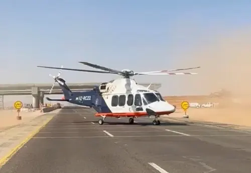 القصيم.. إسعاف جوي لمريض فقد الوعي على الطريق