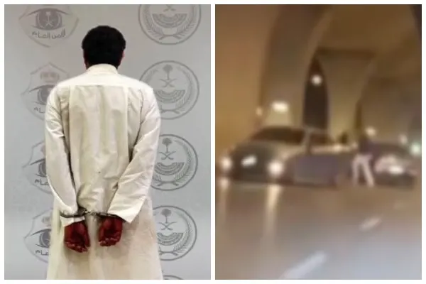 الرياض.. القبض على مواطن صدم سيارة بعد خلاف مع قائدها