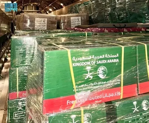 تاسع الطائرات الإغاثية تصل سوريا