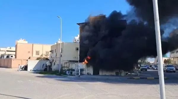 إخماد حريق منزل في تاروت