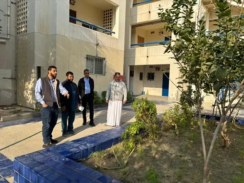 وفد بيئي يتفقد حاجة “تقنية القطيف” للتشجير