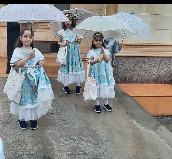 ناصفة حلاوة.. تحت المطر