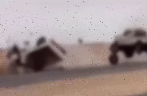 ضبط مفحطي الجوف بعد اصطدام سيارتيهما
