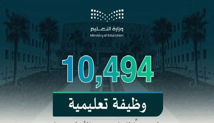 بدءًا من 7 رمضان.. 10494 وظيفة تعليمية متاحة للخريجين