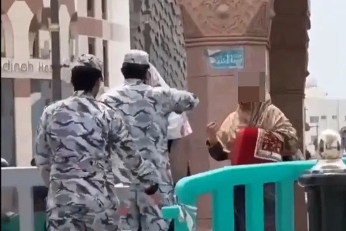 واقعة الحرم النبوي تتحول “ترند” وشرطة المدينة تحسم الجدل