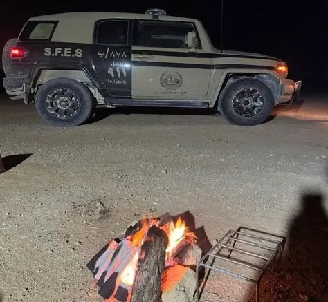 ضبط مواطن أشعل النار في محمية طويق