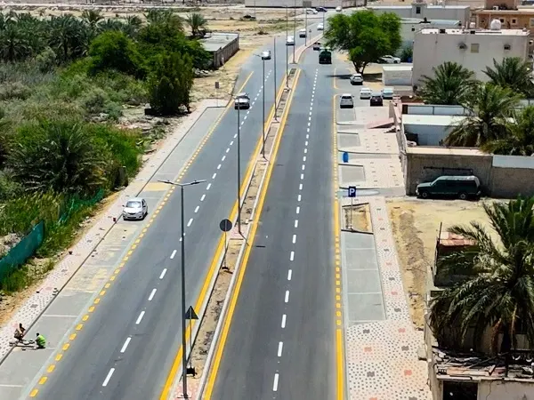 بطول 1300 متر.. اكتمال دائري أم الساهك