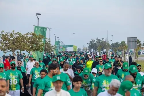 برعاية أمير الشرقية.. “امش 30” في كورنيش الدمام الجنوبي