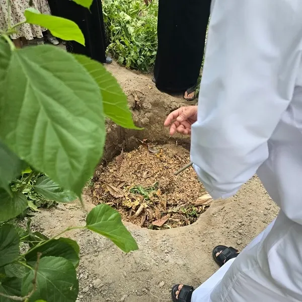 في نادي الخويلدية.. تحويل النفايات إلى كمبوست