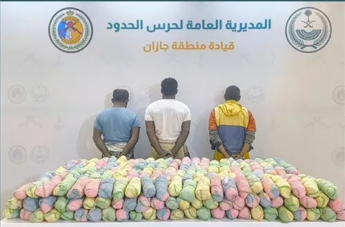 حرس الحدود.. ضبط 5 مهربين مخدرات في جازان وعسير