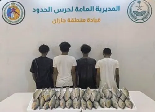 جازان.. ضبط 4 صيادي أسماك في منطقة محظورة