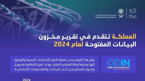 المملكة الـ 41 عالميًا في مخزون البيانات المفتوحة لعام 2024م