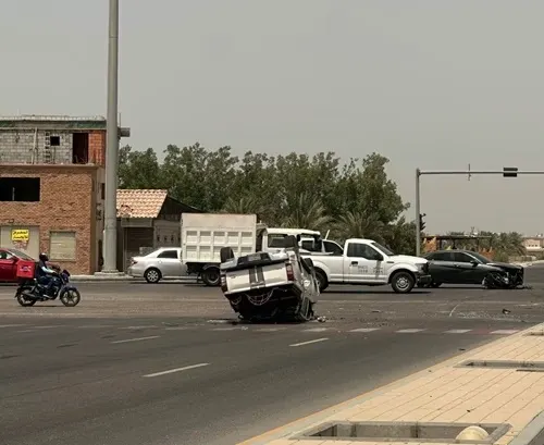 حادث جديد يقلب “بك آب” في تقاطع شمال الناصرة