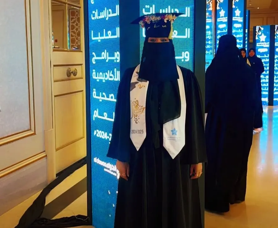 نوف البوهميل تحتفل بتخرجها من برنامج “المدرب الصحي”