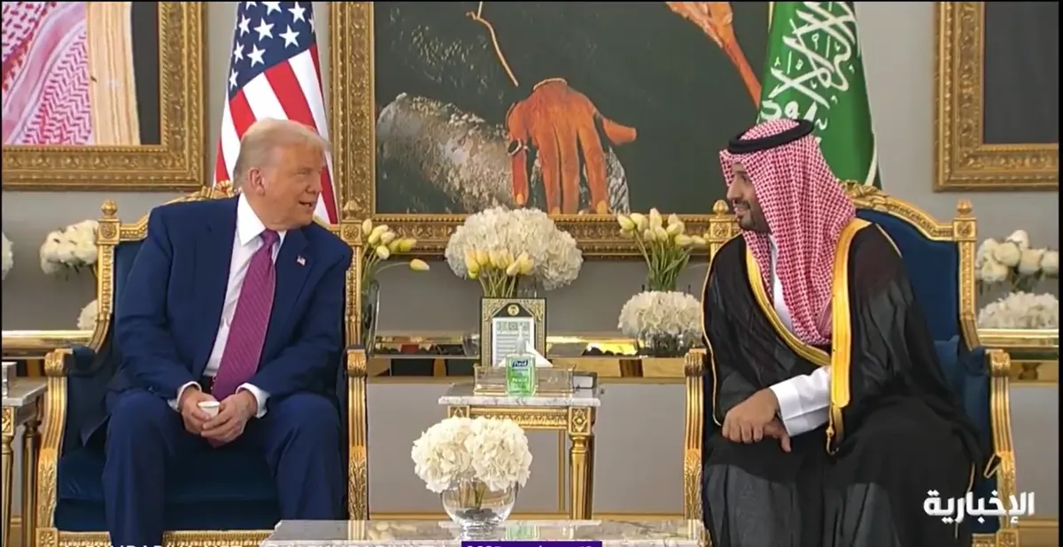 في أول زيارة خارجية.. ولي العهد يستقبل ترامب