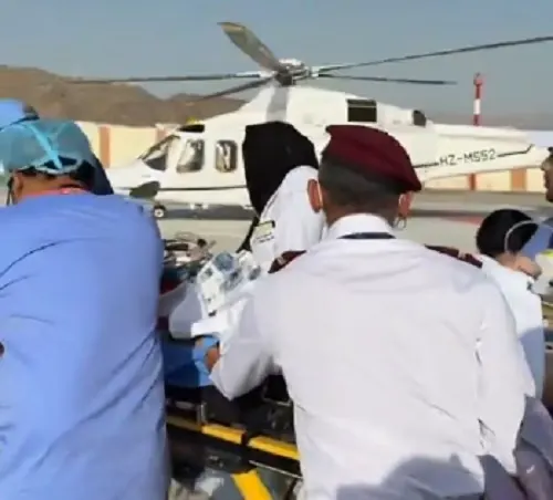 إخلاء طبي لحاج إندونيسي توقف قلبه في عرفات