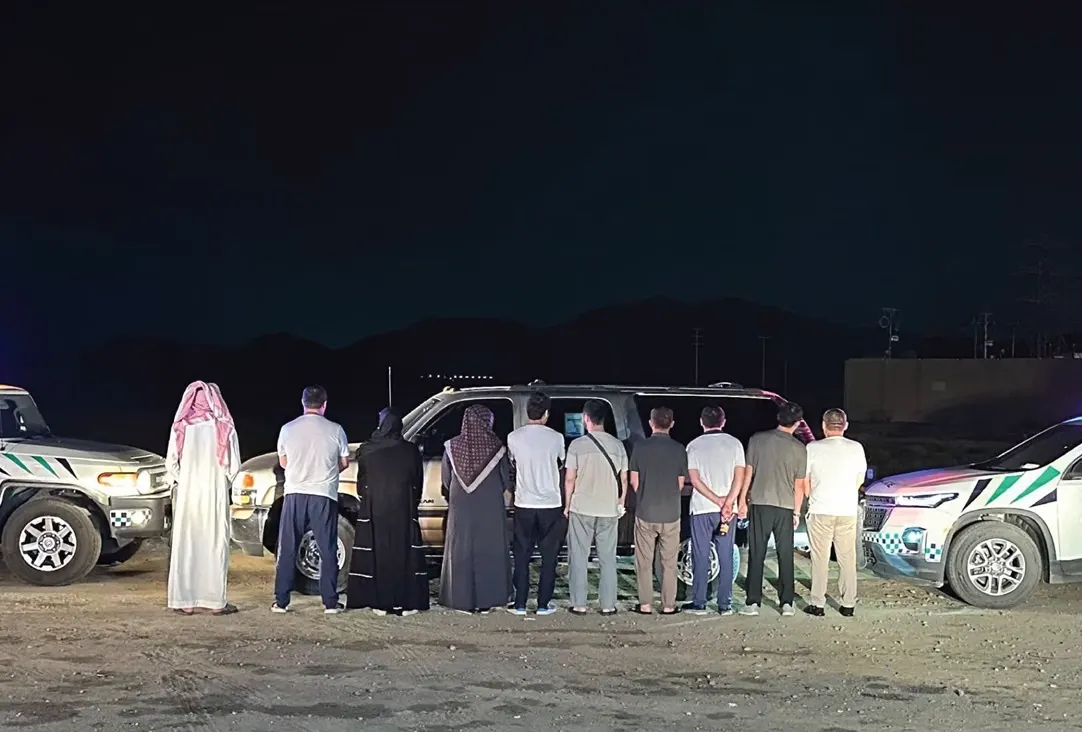 ضبط ناقل 9 مخالفين للحج
