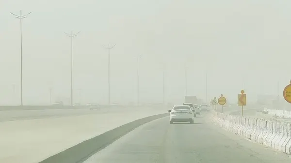 رياح سطحية مثيرة للأتربة والغبار في الشرقية