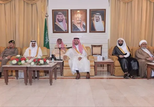 محافظ القطيف يستقبل المهنئين بعيد الأضحى