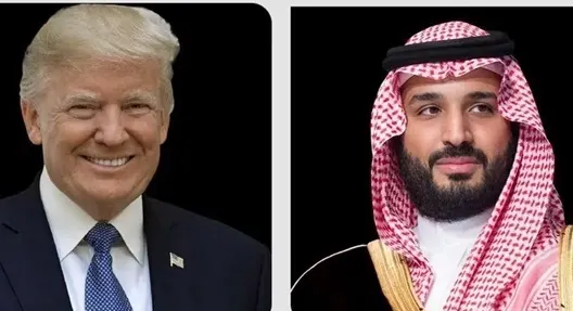 ولي العهد وترامب يبحثان تطور الأوضاع في إيران