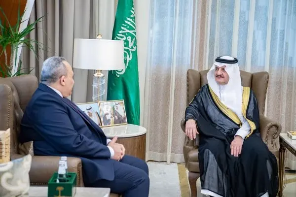 أمير الشرقية يستقبل القنصل بسفارة جمهورية مصر