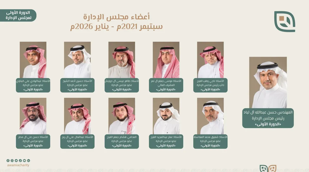 تمديد فترة مجلس إدارة جمعية العوامية 6 أشهر