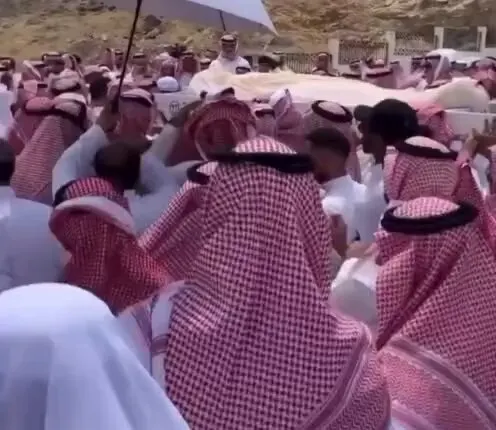 تشييع الطالب محمد القاسم في مكة