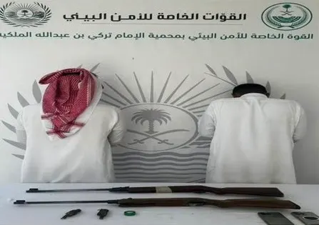 تشهير.. رديني ثقيل و عثمان مطير اصطادا طيوراً في محمية